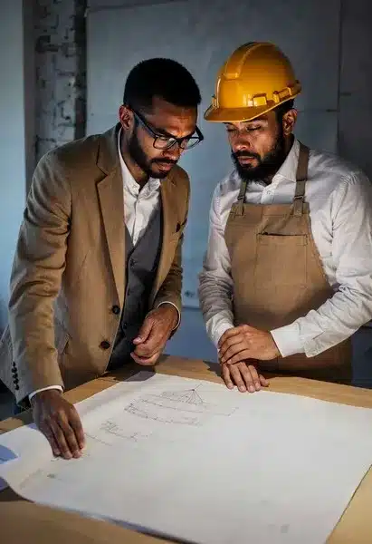people working on construction site in providence