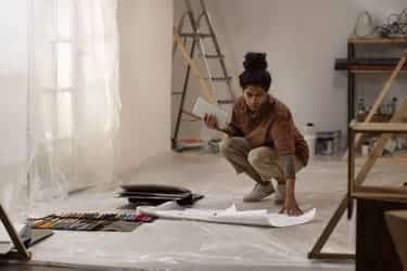 set designer work indoors in providence