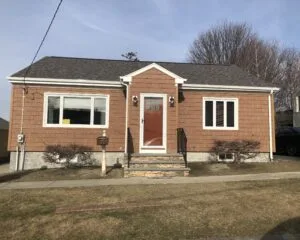 Rhode Island siding contractor installing new residential siding