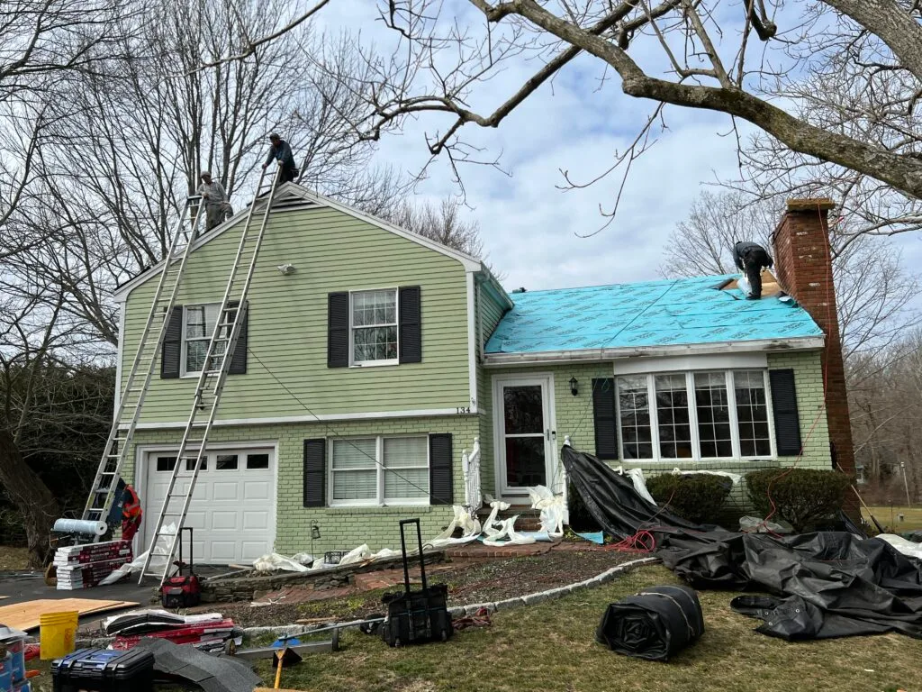 asphalt roof replacement installation Rhode Island roofing contractor