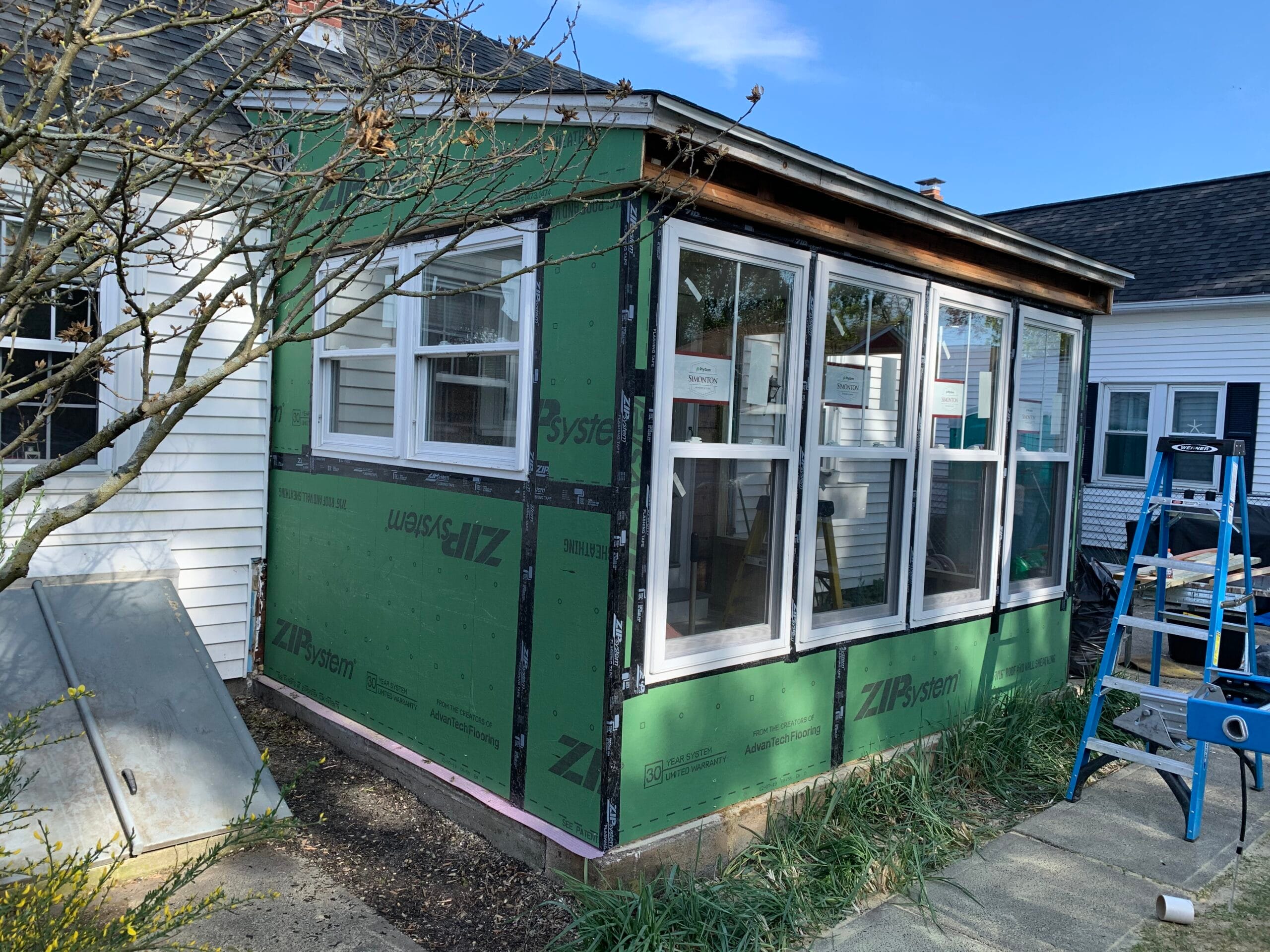 new construction window installation flashing detail Rhode Island