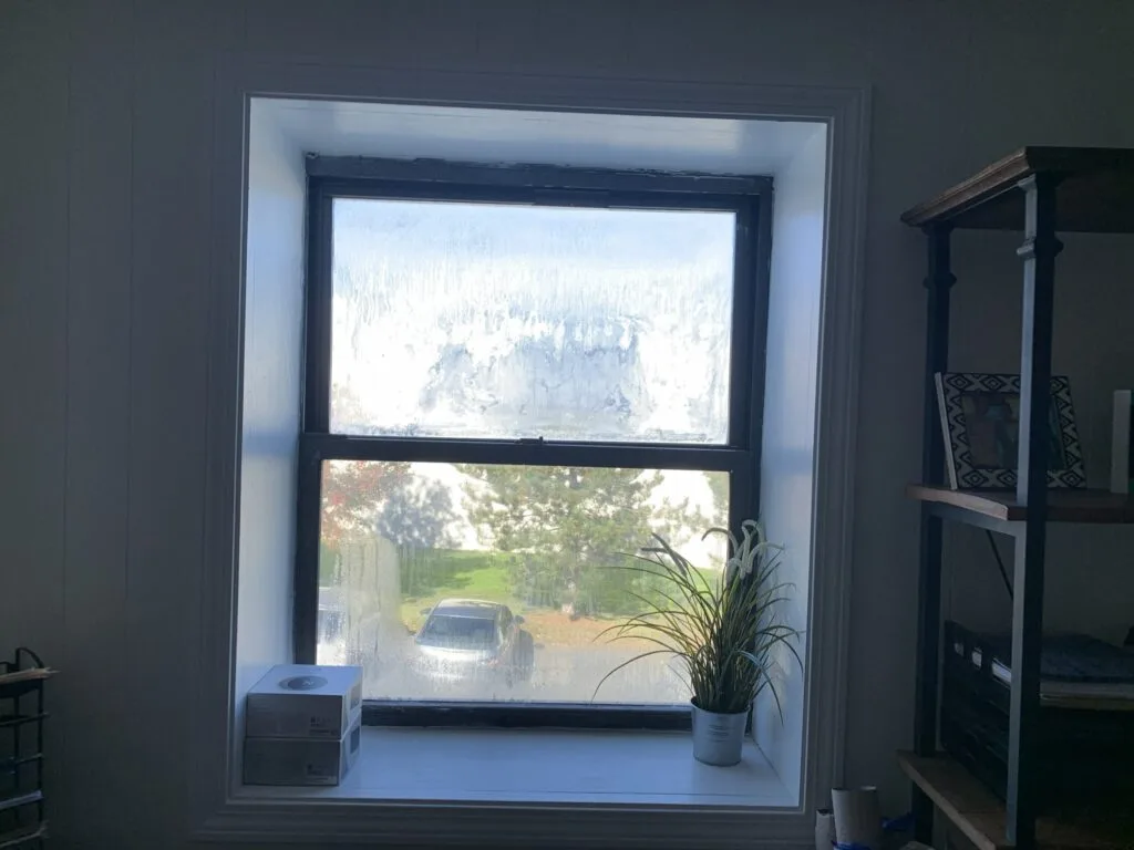 energy efficient vinyl replacement window low-e glass installation