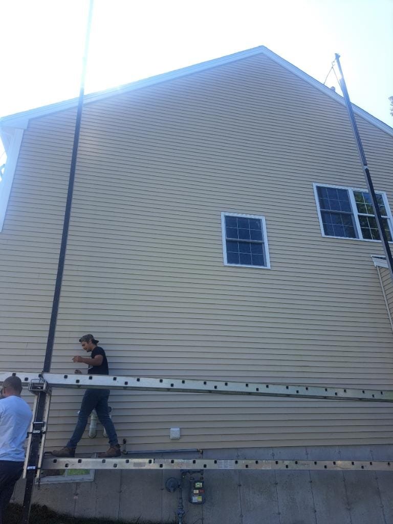 New siding installed by GCR.